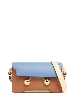 Marni Mini Trunkaroo Leather Shoulder Bag 81ivw4015-wk84nzk1
