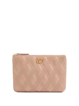 Кожаная сумка-клатч Quiltie 67 Valentino Garavani, розовый 29538233 | розовый