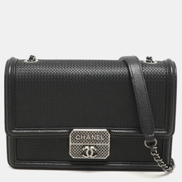 Chanel Black Leather Micro Retro Crossbody Bag 1147459