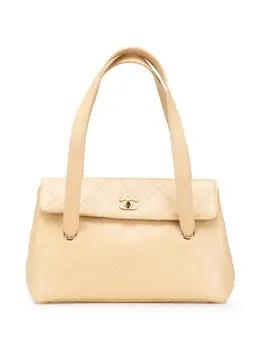 Chanel 2002-2003 CC Calfskin Wild Stitch Flap shoulder bag 30185496