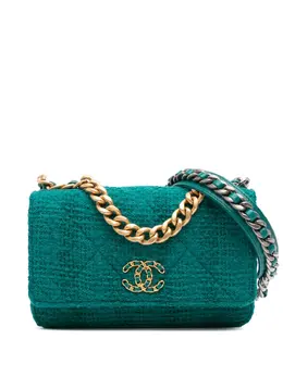 Chanel 2019 Tweed 19 Wallet On Chain satchel 30186130