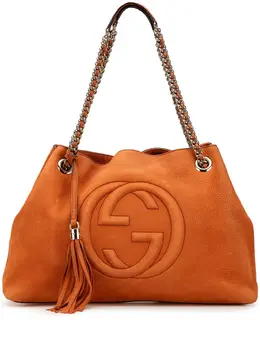 Gucci 2000-2015 Medium Nubuck Leather Soho Chain tote bag 30186262
