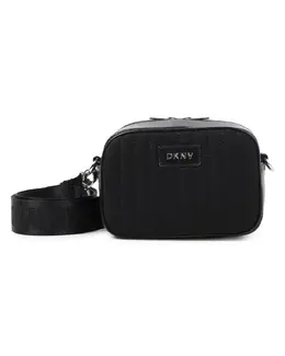Сумка через плечо для девочки с застежкой-молнией DKNY, чёрный mp_0049957_d62102k09b | negro