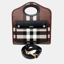 Burberry Brown PVC pocket mini bag 1147596