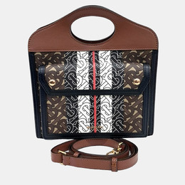 Burberry Brown PVC TB Monogram Pocket Mini Bag 1147599