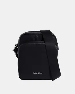Мужская сумка через плечо с двойным карманом Calvin Klein, чёрный a53599189 | negro