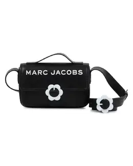 Сумка на плечо для девочки с клапаном и ручкой Marc Jacobs, чёрный mp_0049957_w60562k09b | negro