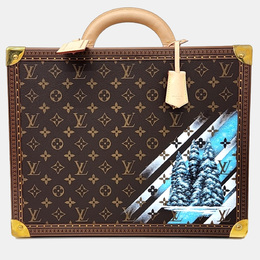 Louis Vuitton Brown Coated Canvas and Leather Coteville 40 bag 1147817