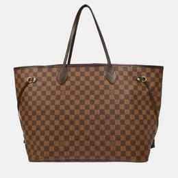 Louis Vuitton Brown Damier Ebene Neverfull GM Tote Handbag 1149034