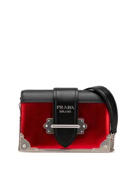 Prada 2013-2024 Saffiano Trimmed City Calf Cahier crossbody bag 30213341