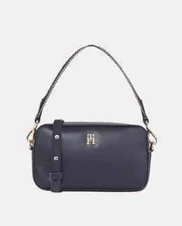 Женская сумка на плечо темно-синего цвета с ручкой Tommy Hilfiger, тёмно-синий a52363378 | azul marino