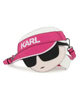 Розовая женская сумка из полиуретана Karl Lagerfeld, розовый mp_0049957_z30409k49j | rosa