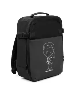 Рюкзак для мальчика с иллюстрацией спереди Karl Lagerfeld, чёрный mp_0049957_z30561k09b | negro
