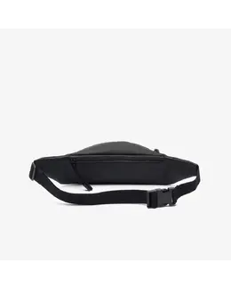 Сумка-пояс на молнии унисекс lcst Lacoste, чёрный a52922617 | negro