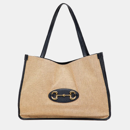 Gucci Brown Medium Canvas Horsebit 1955 Tote 1149556