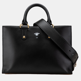 Christian Dior Black Leather D Bee Satchel 1149753
