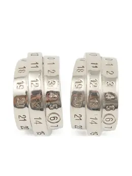 Maison Margiela logo earrings 29928430