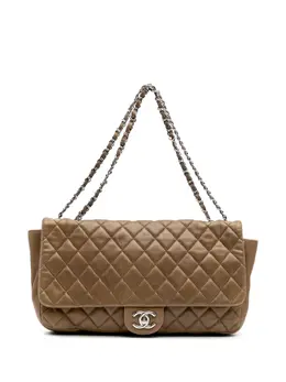Chanel 2009-2010 Jumbo Quilted Lambskin Coco Rain Flap shoulder bag 30217594