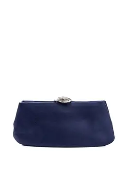 Chanel 2010-2011 Satin Crystal Camellia Evening Frame clutch bag 30217680