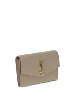 Saint Laurent Uptown envelope leather clutch bag 15222292