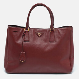 Prada Red Saffiano Leather Large Gardener's Tote 1150221