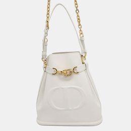Christian Dior Latte Calf Leather Medium C'est Christian Dior Shoulder Bag 1150522