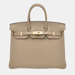 Hermes Beige Marfa Togo Leather Birkin 25 Bag 1102638