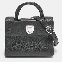 Christian Dior Black Leather Mini Christian Diorever Top Handle Bag 1150894