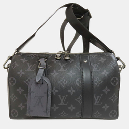 Louis Vuitton Noir Monogram Canvas City Keepall Bag 1150754