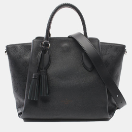 Louis Vuitton Black Leather Mahina Haumea Satchel Bag 1150758