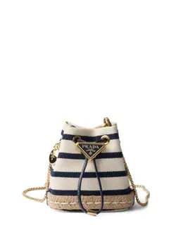Prada striped bucket bag 29510816