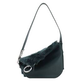 Burberry Small Knight Shearling Zipped Shoulder Bag 8075789