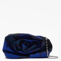 Burberry Draped Clutch with Checkered Pattern 8083522