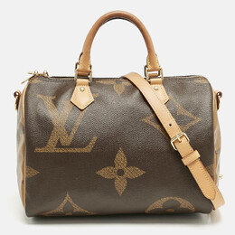 Louis Vuitton Giant Monogram Reverse Canvas Speedy Bandouliere 30 Bag 1152218