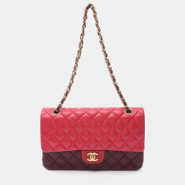 Chanel Bordeaux Lambskin Classic Flap Chain Shoulder Bag 1151261