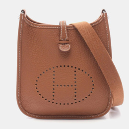 Hermes Gold Taurillon Clemence Evelyne TPM Amazon Shoulder Crossbody Bag 1151369