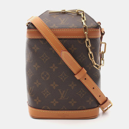 Louis Vuitton Brown Monogram Leather Milk Box Shoulder Bag 1151705