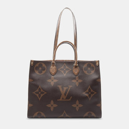 Louis Vuitton Brown Monogram Giant Reverse On-The-Go GM Shoulder Bag 1151729