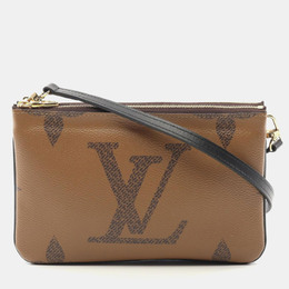 Louis Vuitton Monogram Giant Reverse Pochette Double Zip Crossbody Bag 1151682
