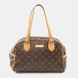 Louis Vuitton Brown Monogram Leather Montorgueil PM Shoulder Bag 1151675