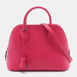 Hermes Framboise Evercolor Leather Bolide 1923 25 Verso Shoulder Bag 1151428