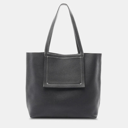 Hermes Black Taurillon Clemence Leather Cabas Serie 46 Tote Bag 1151355