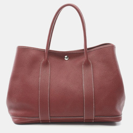 Hermes Rouge H Negonda Leather Garden Party 36 Tote Bag 1151318