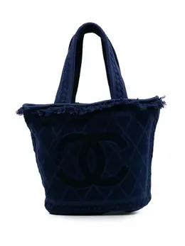 Chanel 2020-2024 CC Terry Cotton Beach tote bag 30348581