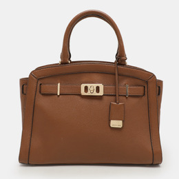 Michael Kors Brown Leather Large Karson Tote 1154043