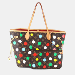 Louis Vuitton Brown Monogram Canvas Dots Neverfull MM Shoulder Bag 1153596