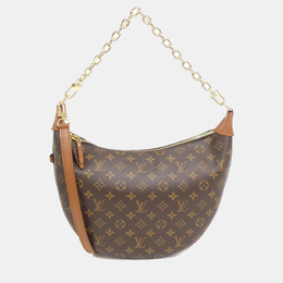 Louis Vuitton Brown Monogram Reverse Loop Hobo Bag 1153581