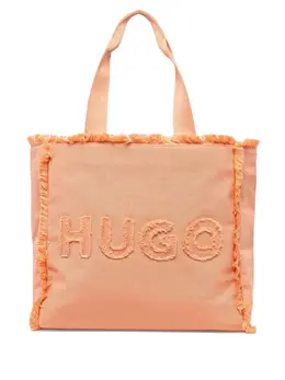 Hugo logo-embroidered tote bag 29937507