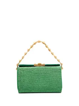Valentino Garavani Rockstud beaded leather bag 20870080