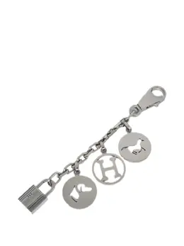 Hermes 1990-2000's Amulet Bull Lock Key Holder bag charm 30052075